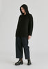 Hooded Ribbed Jumper