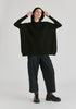 Hooded Ribbed Jumper