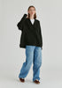 Shawl Collar Ribbed Jumper