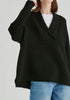 Shawl Collar Ribbed Jumper