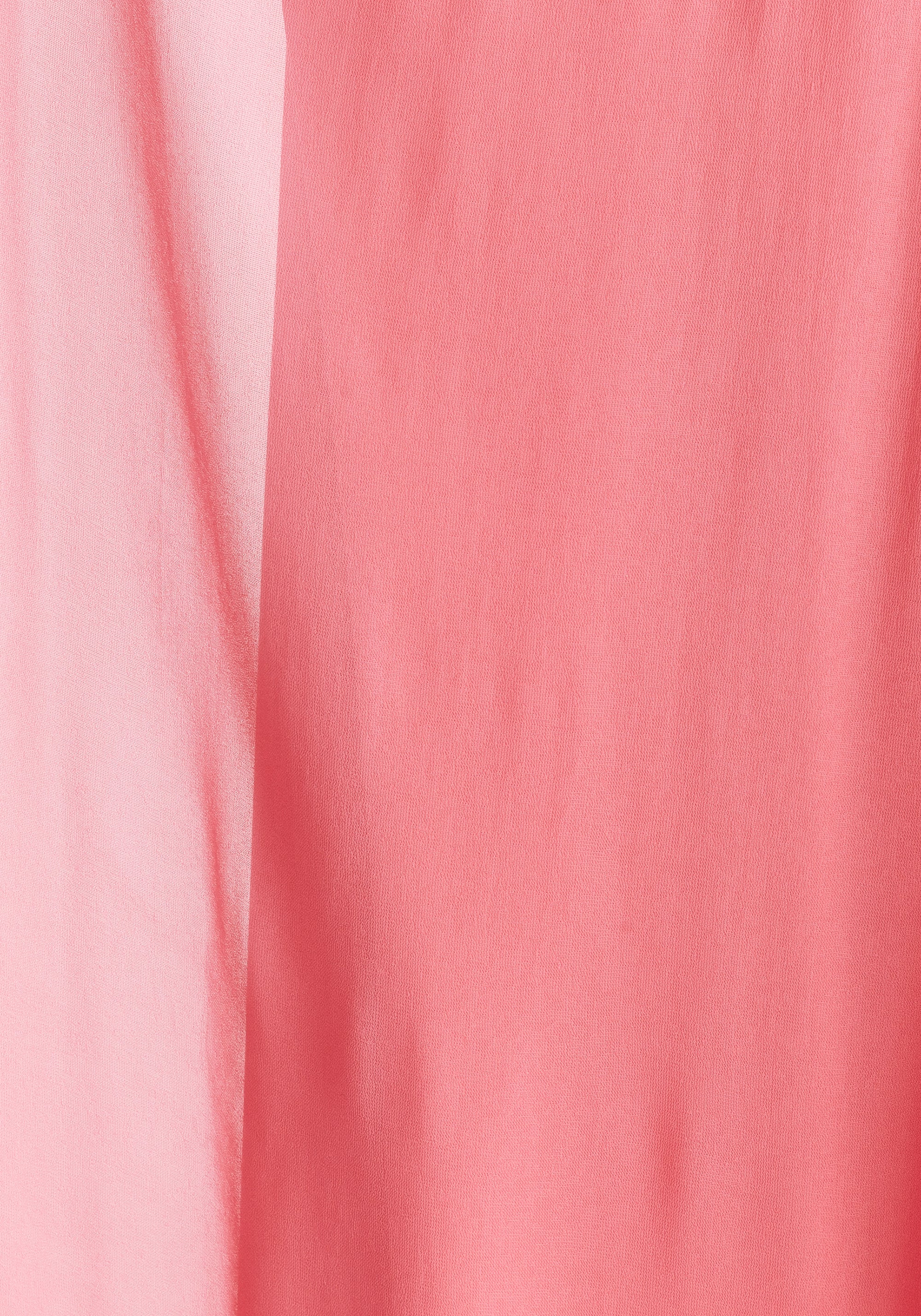 One Shoulder Flowy Dress in Pink Close Up