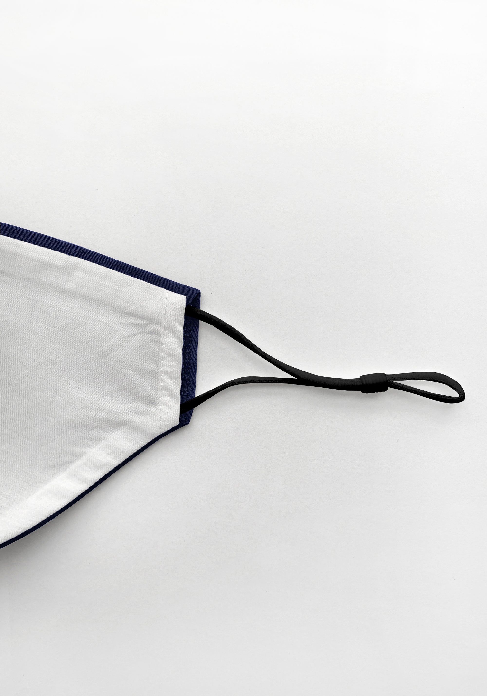 Paisie Large Adjustable Face Mask in Dark Blue Back