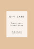 Paisie Gift Card