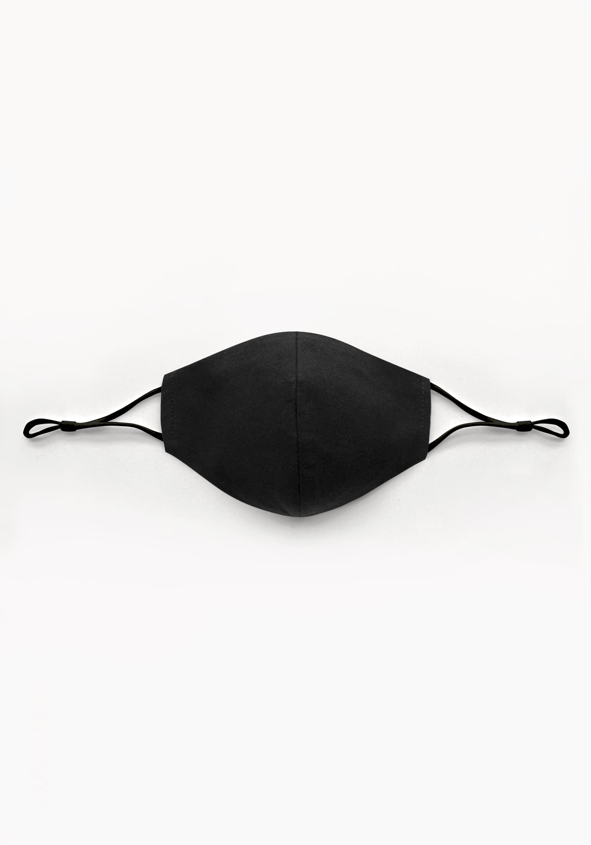 Paisie Large Adjustable Face Mask in Black Cut Out