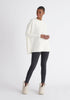 Paisie Ribbed Oversized Knit Jumper in White