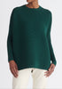 Paisie Ribbed Oversized Knit Jumper in Green