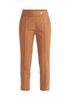 Paisie High Waist Slim Fit Trousers in Brown Cut Out