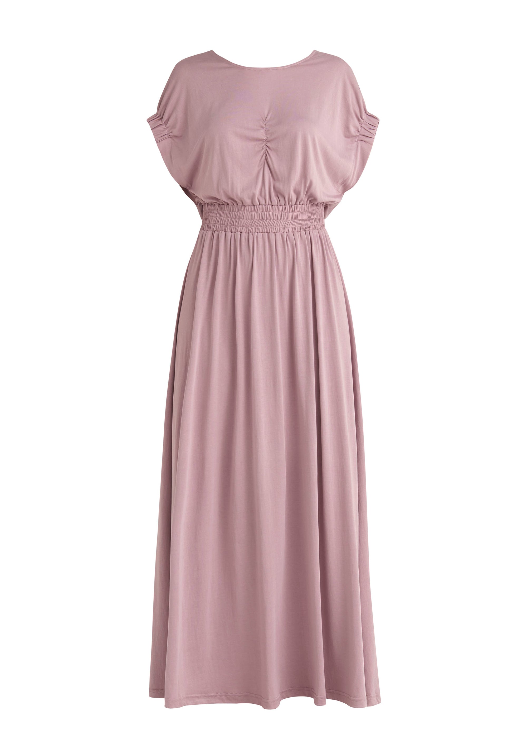 Paisie Maxi Dress with Cut Out in Lilac Cut Out