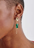 Paisie Dangling Glass Earrings Close Up