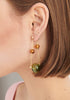 Paisie Double Chain Earrings