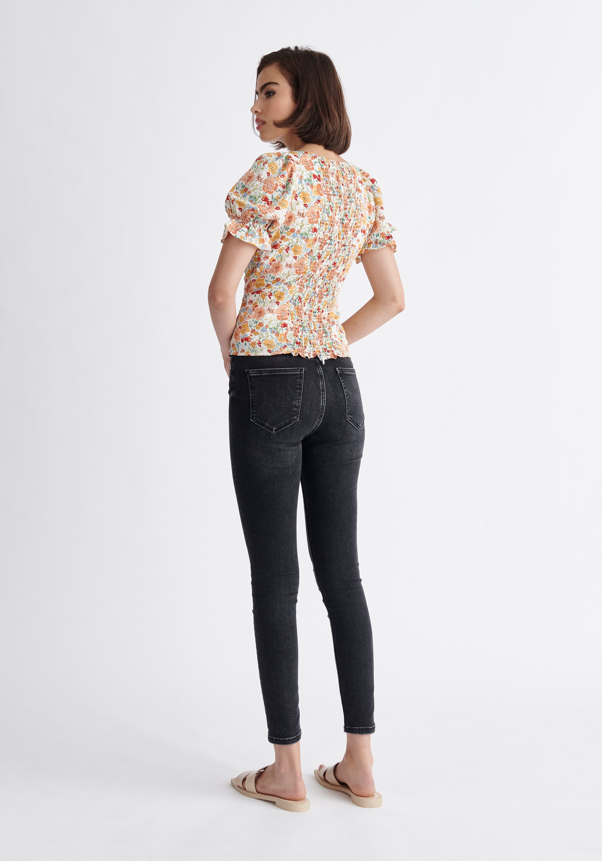 Paisie Floral Sweetheart Top Back