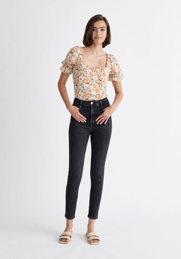 Paisie Floral Sweetheart Top