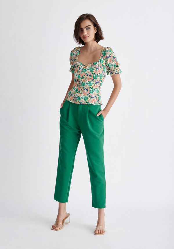 Paisie Floral Sweetheart Top