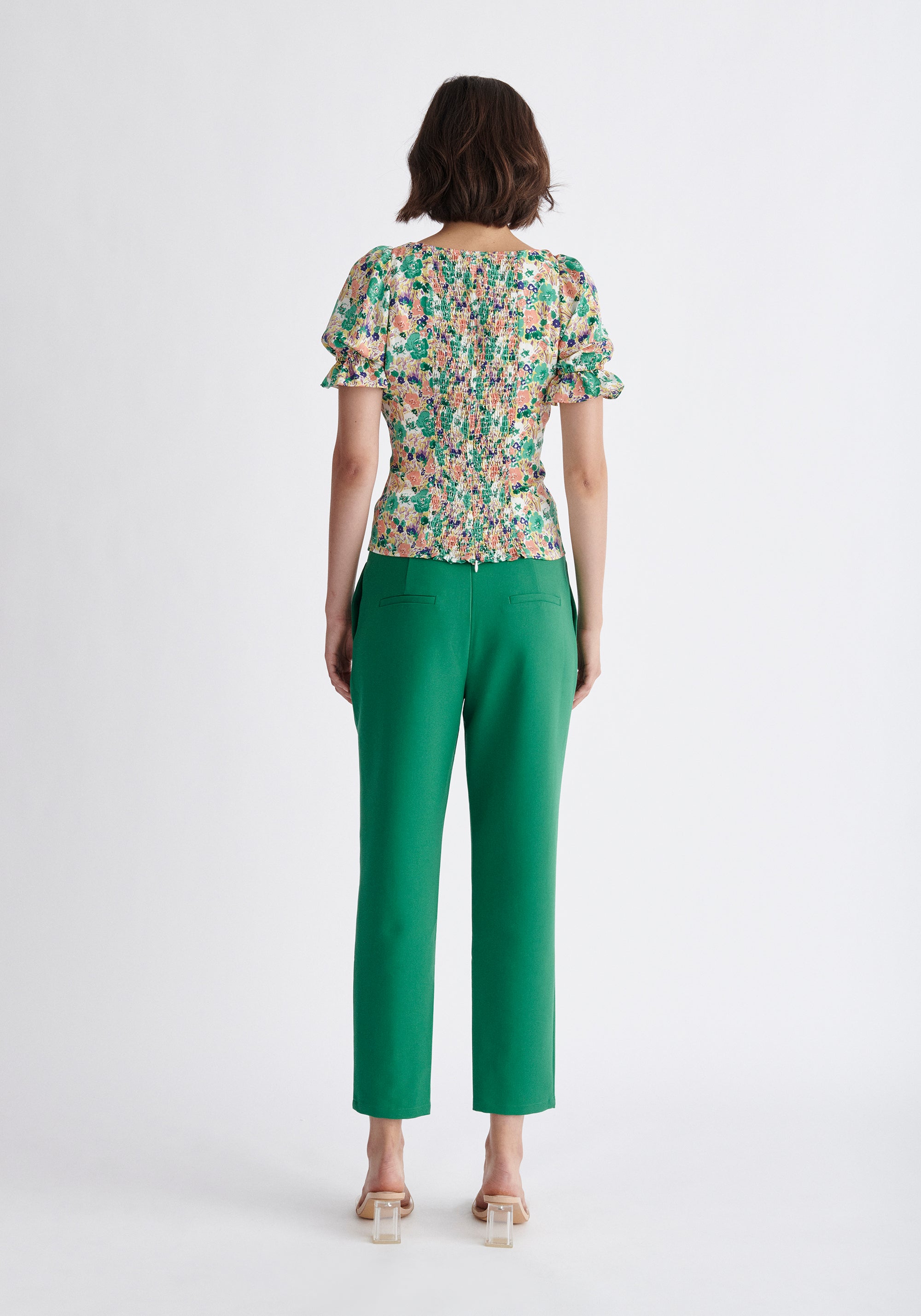 Paisie Floral Sweetheart Top Back