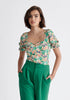 Paisie Floral Sweetheart Top