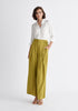 Paisie Pleated High Waist Trousers in Green