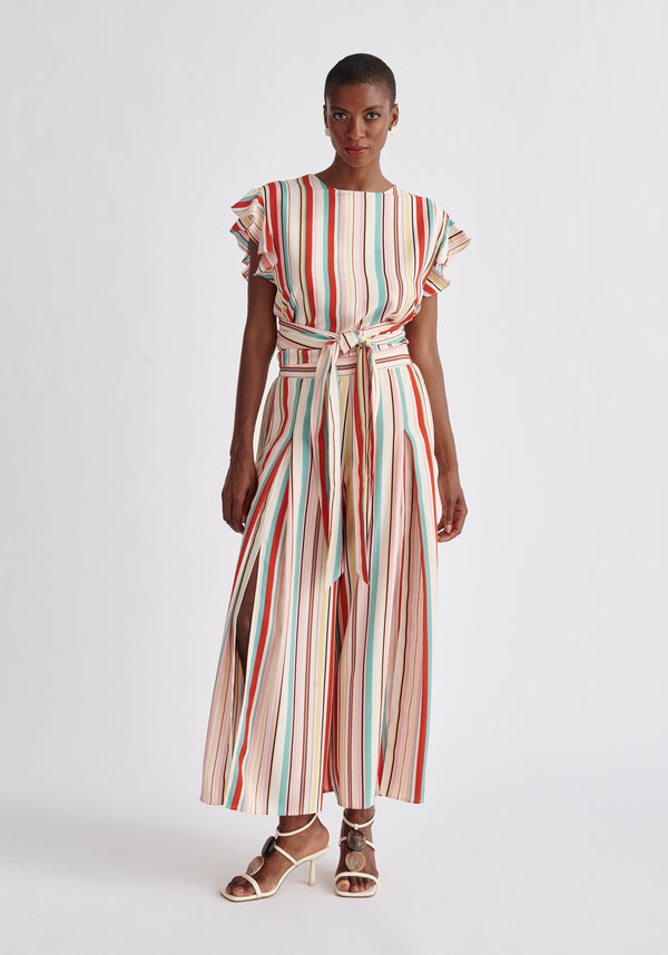 Paisie Striped Multiway Top