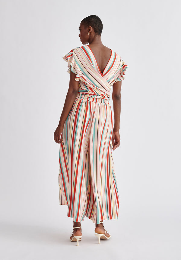 Paisie Striped Multiway Top Back