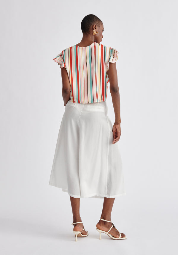 Paisie Striped Multiway Top Back