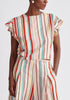 Paisie Striped Multiway Top Close Up