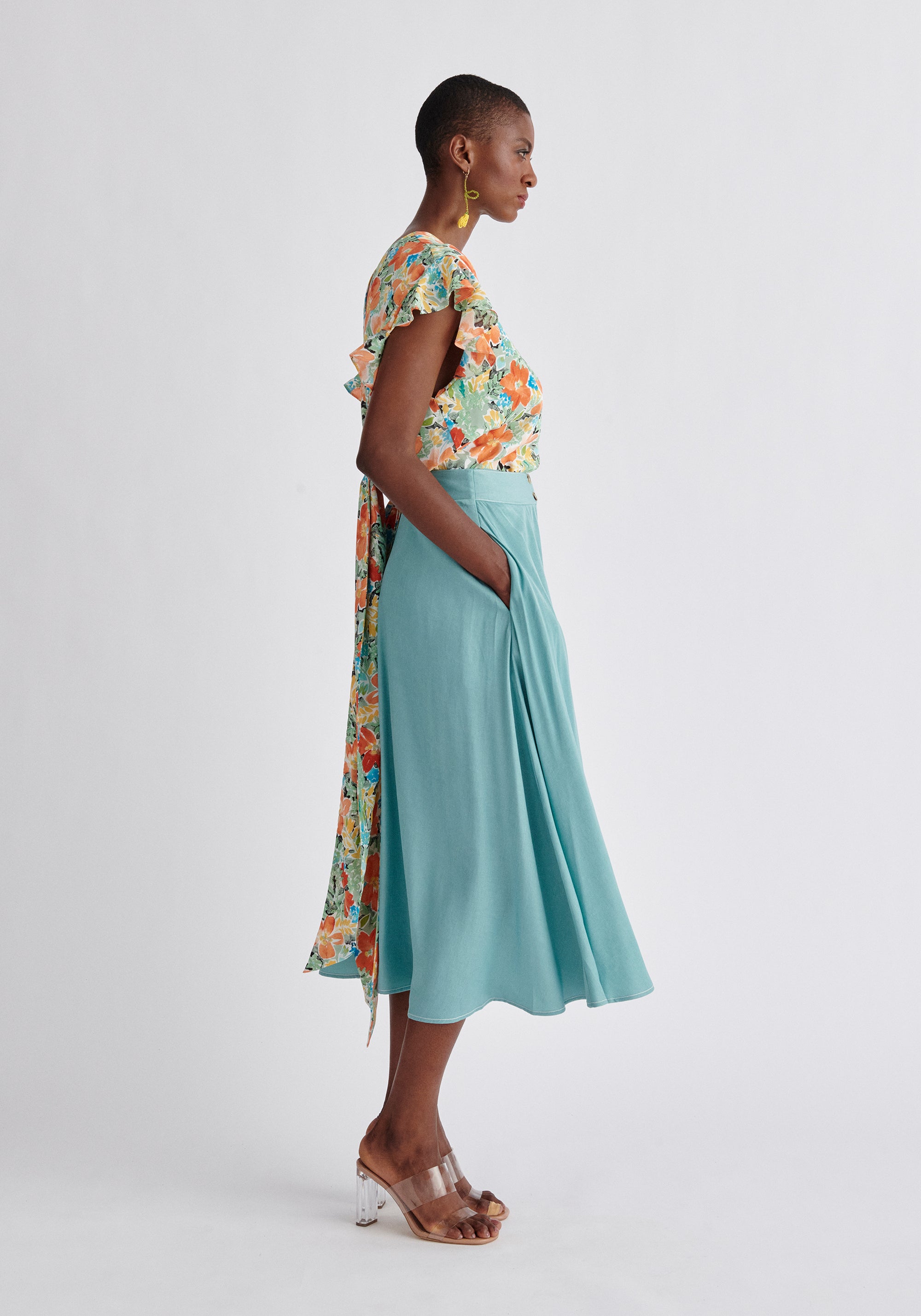 Paisie Floral Multiway Top Side