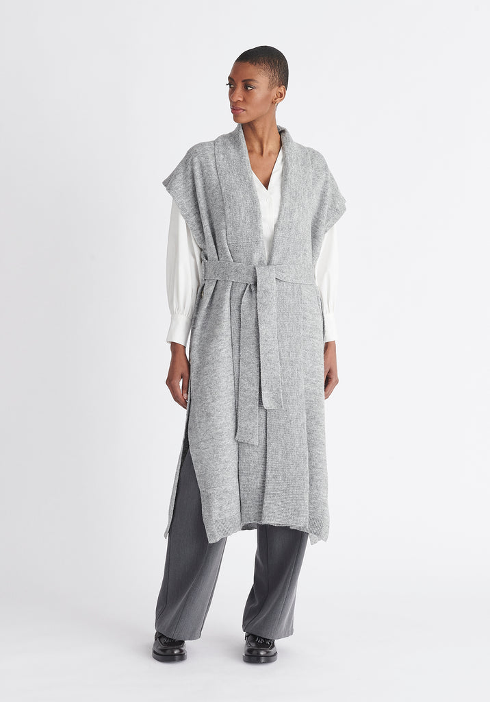 Sleeveless sales wrap cardigan