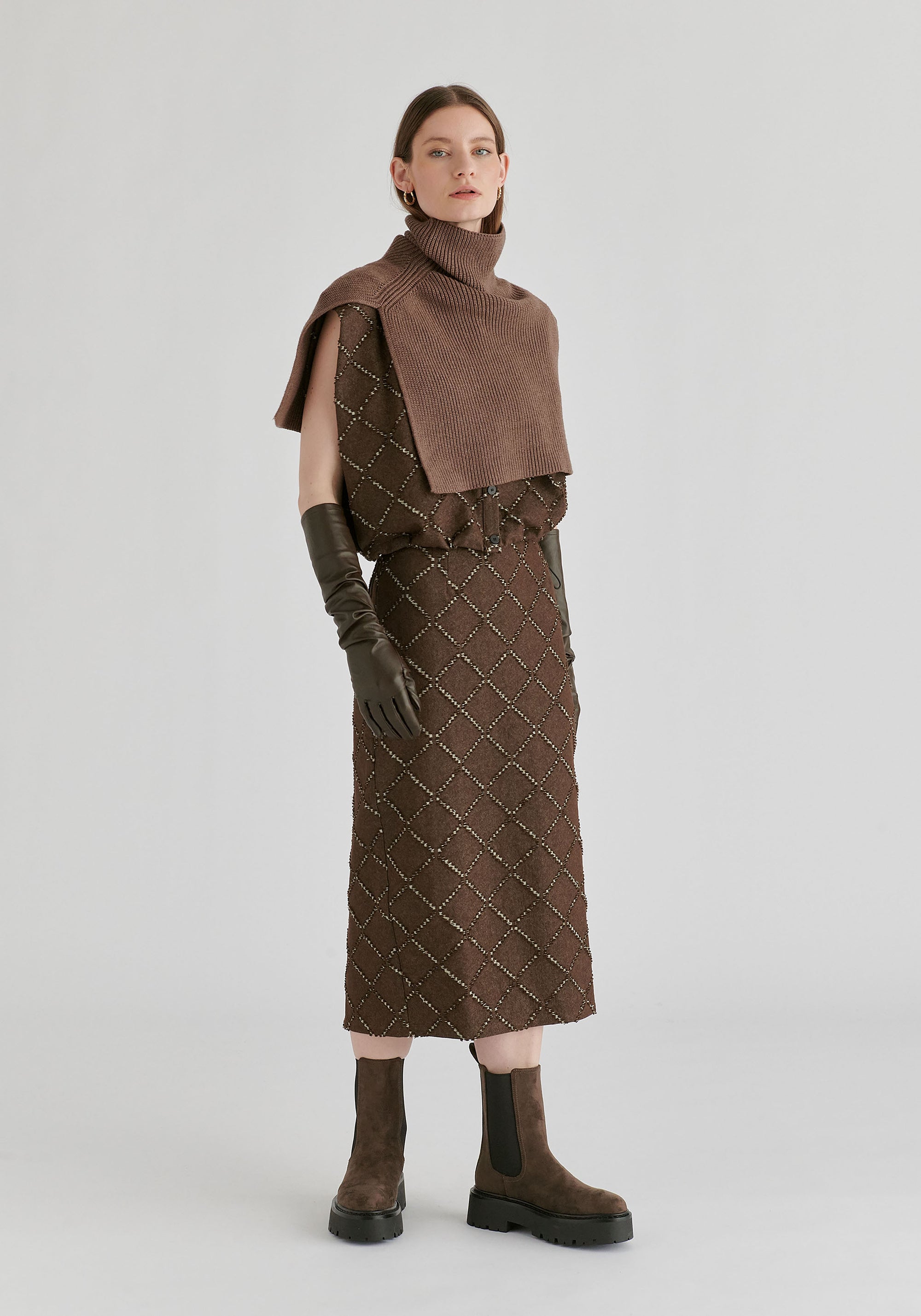 Rib-Knit Neck Warmer