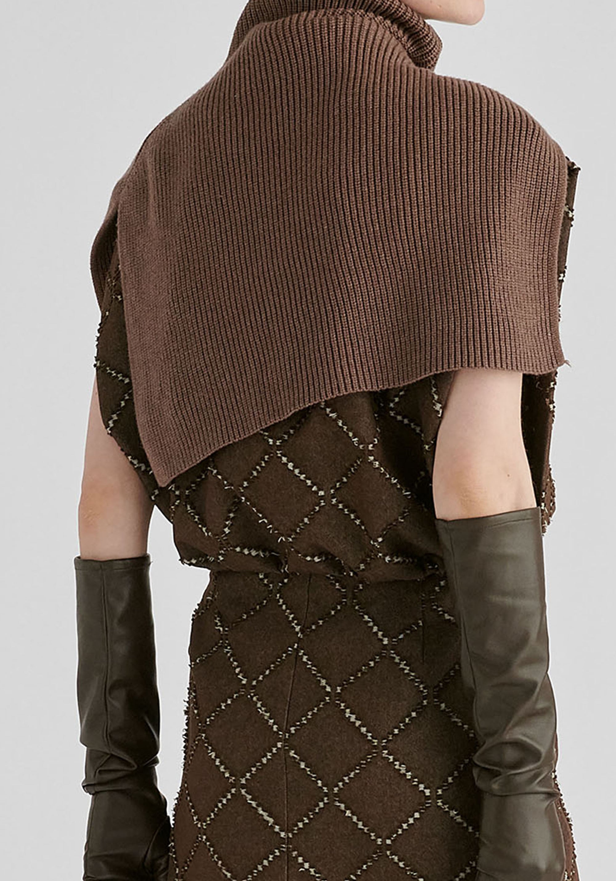 Rib-Knit Neck Warmer