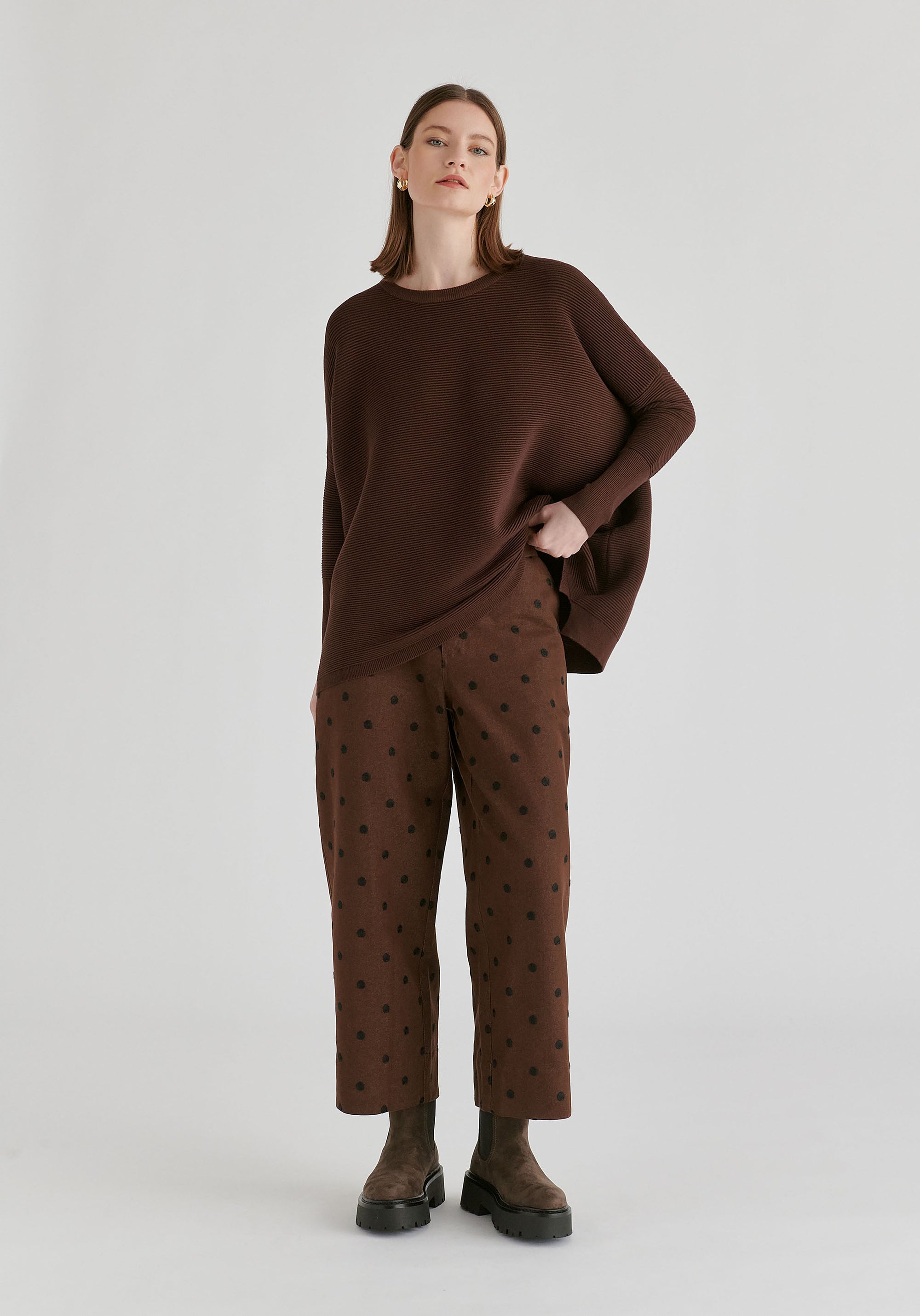 Paisie Ribbed Jumper