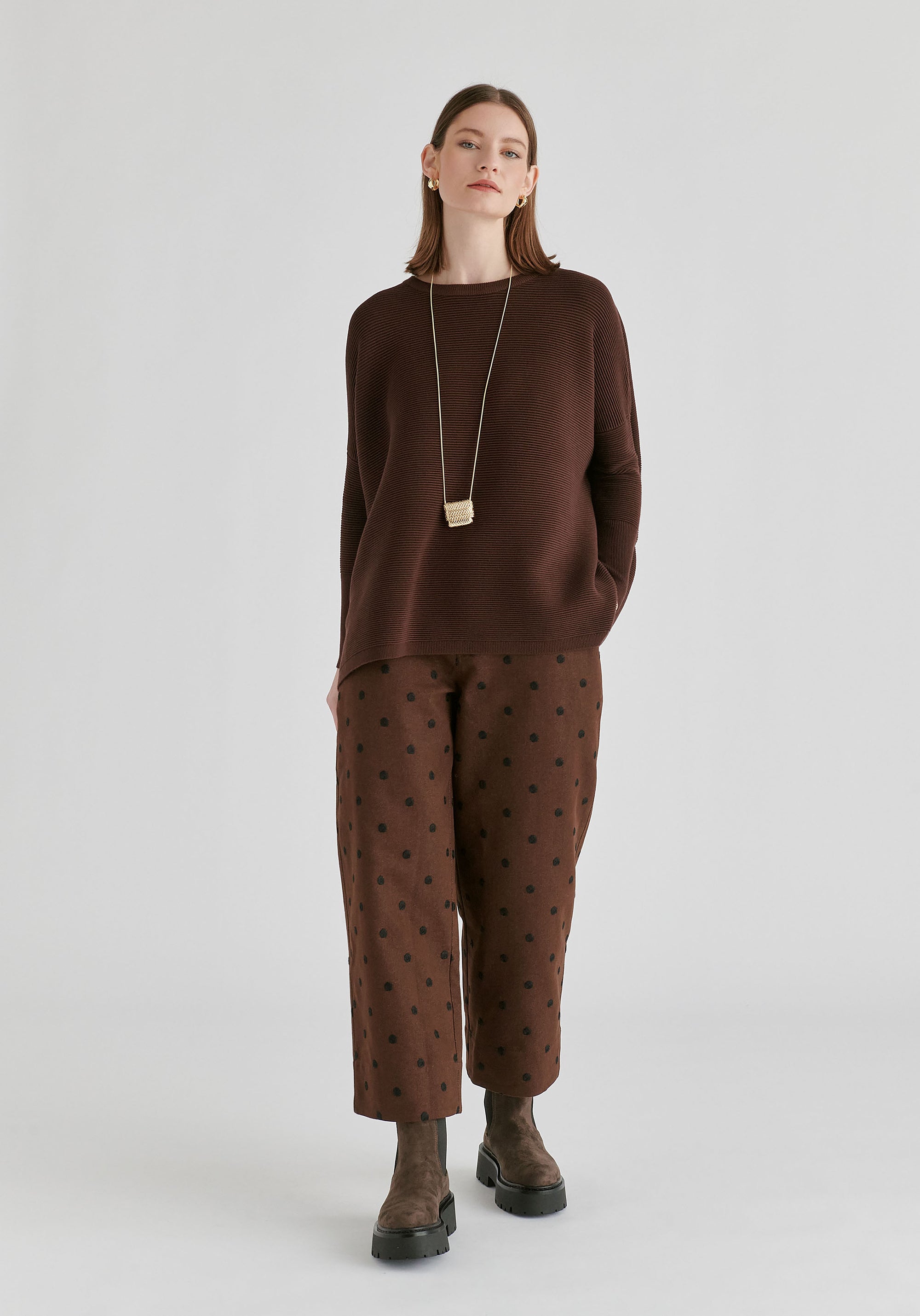 Paisie Ribbed Jumper