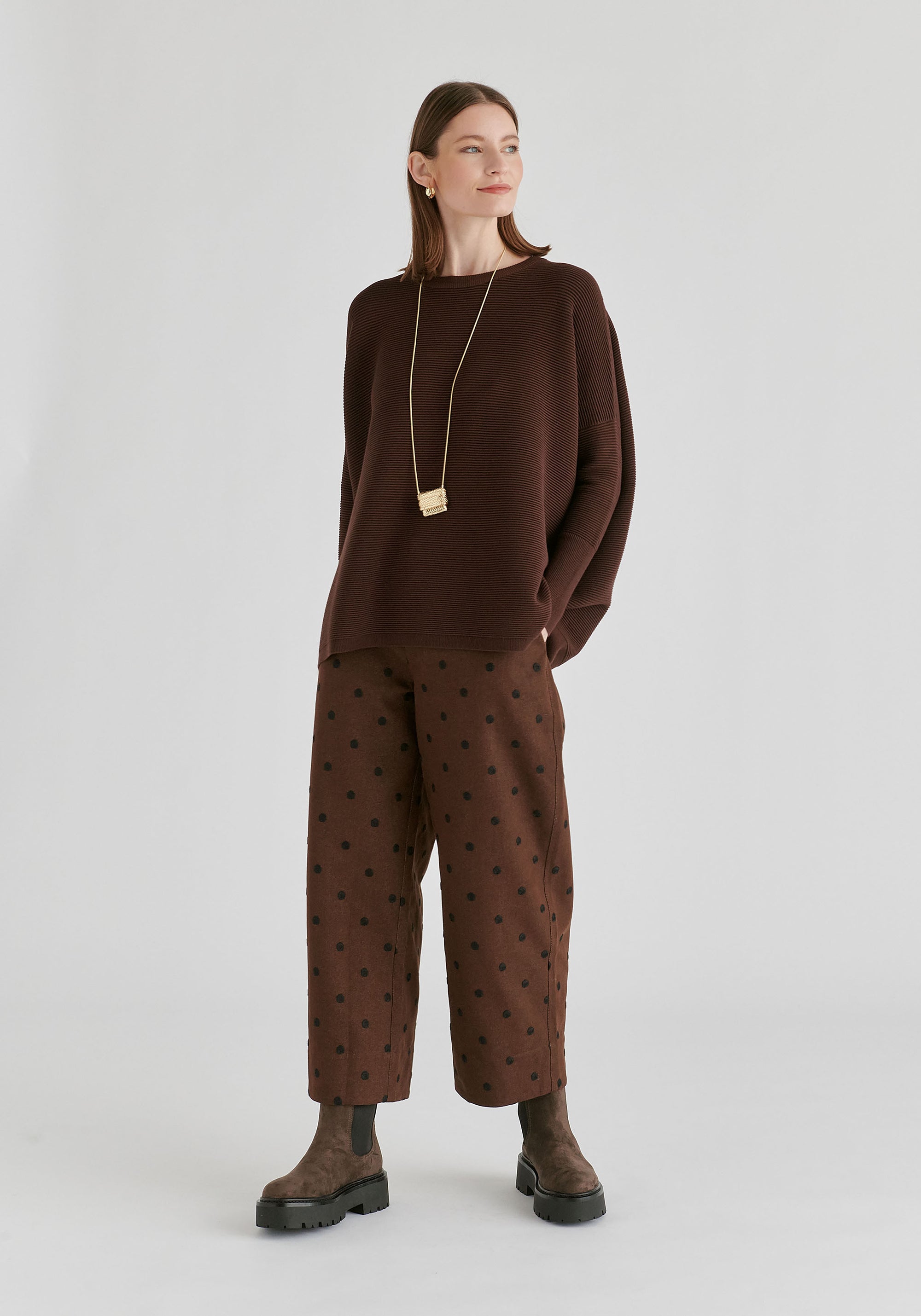 Paisie Ribbed Jumper