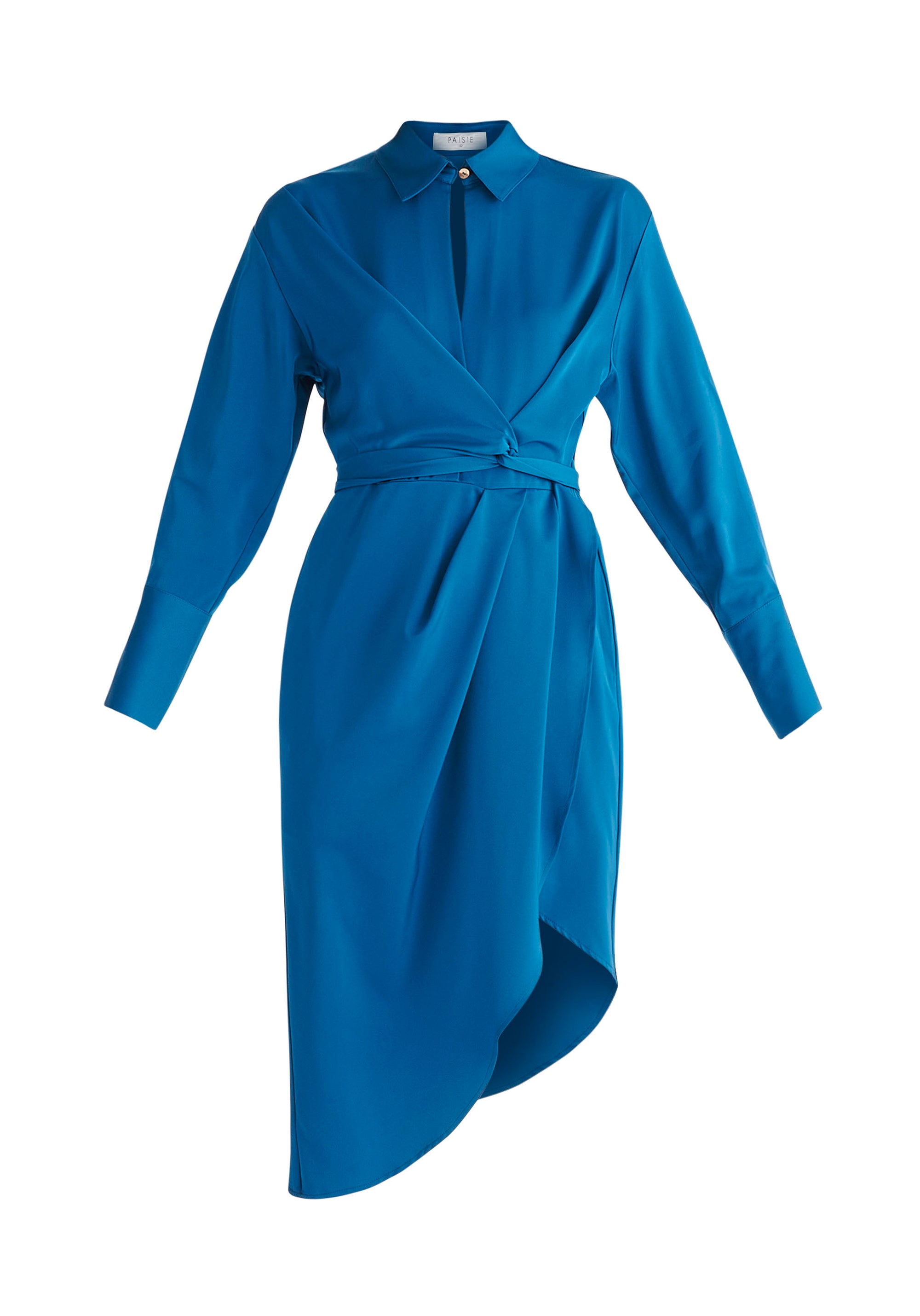 Asymmetric Hem Shirt Dress