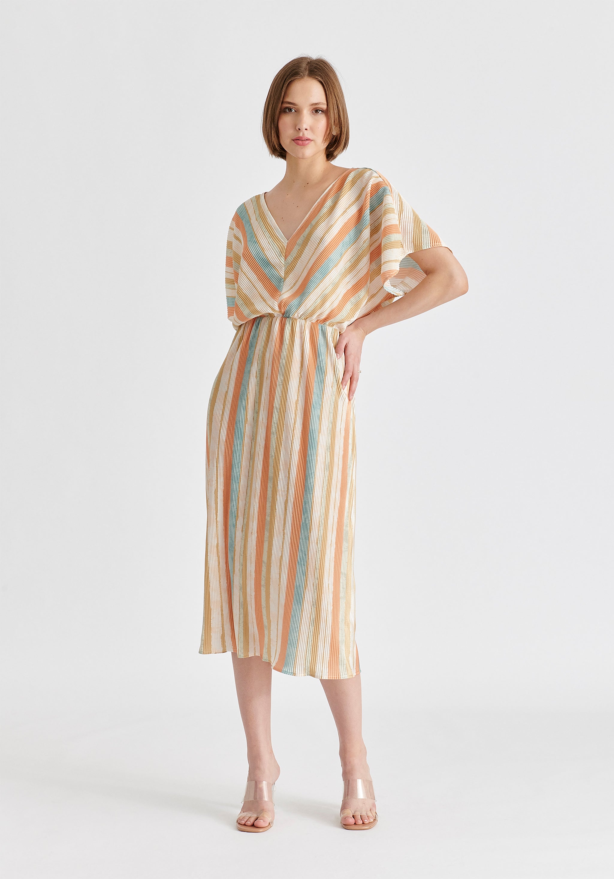 Two Way Plisse Dress