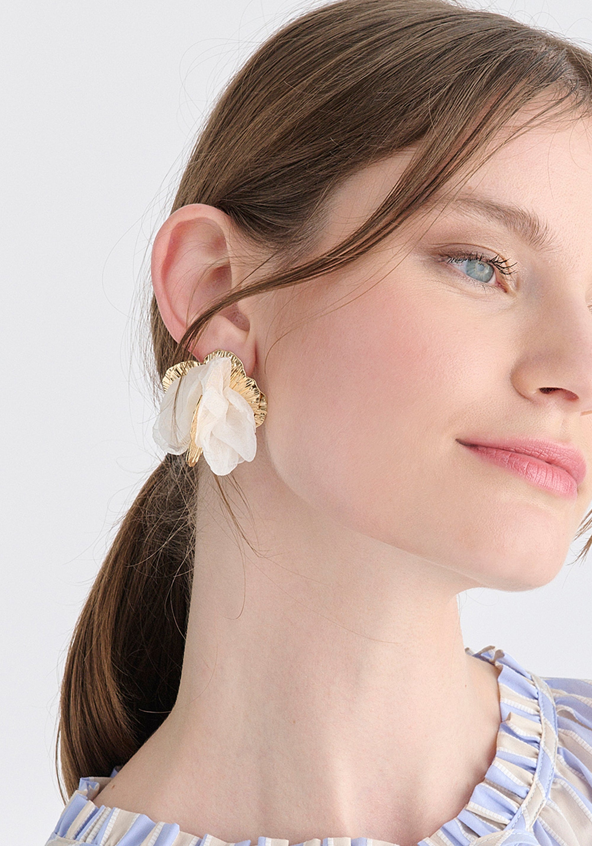 Chiffon Bloom Earrings