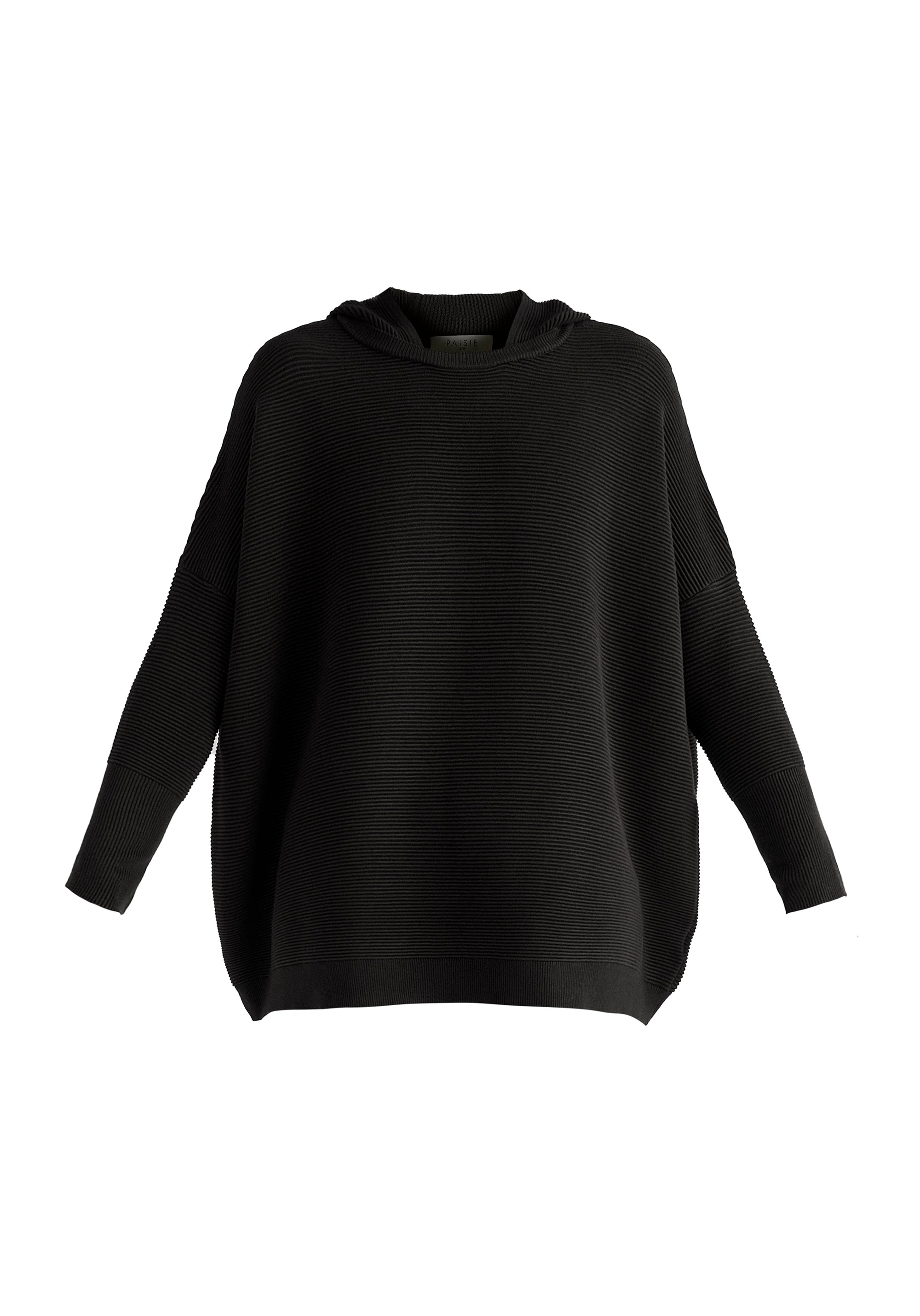 Hooded Ribbed Jumper
