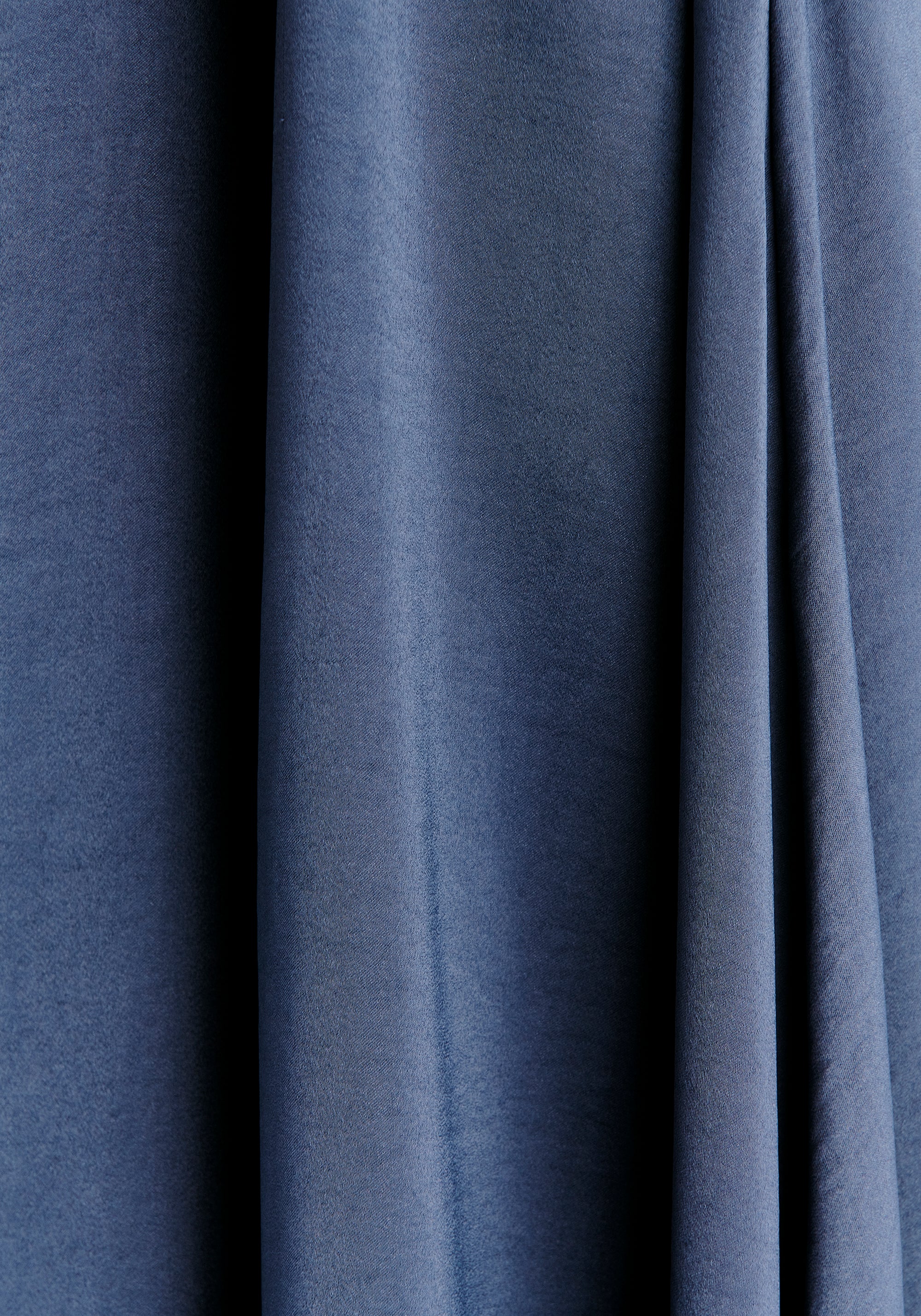 Asymmetric Hem Skirt in Navy close Up