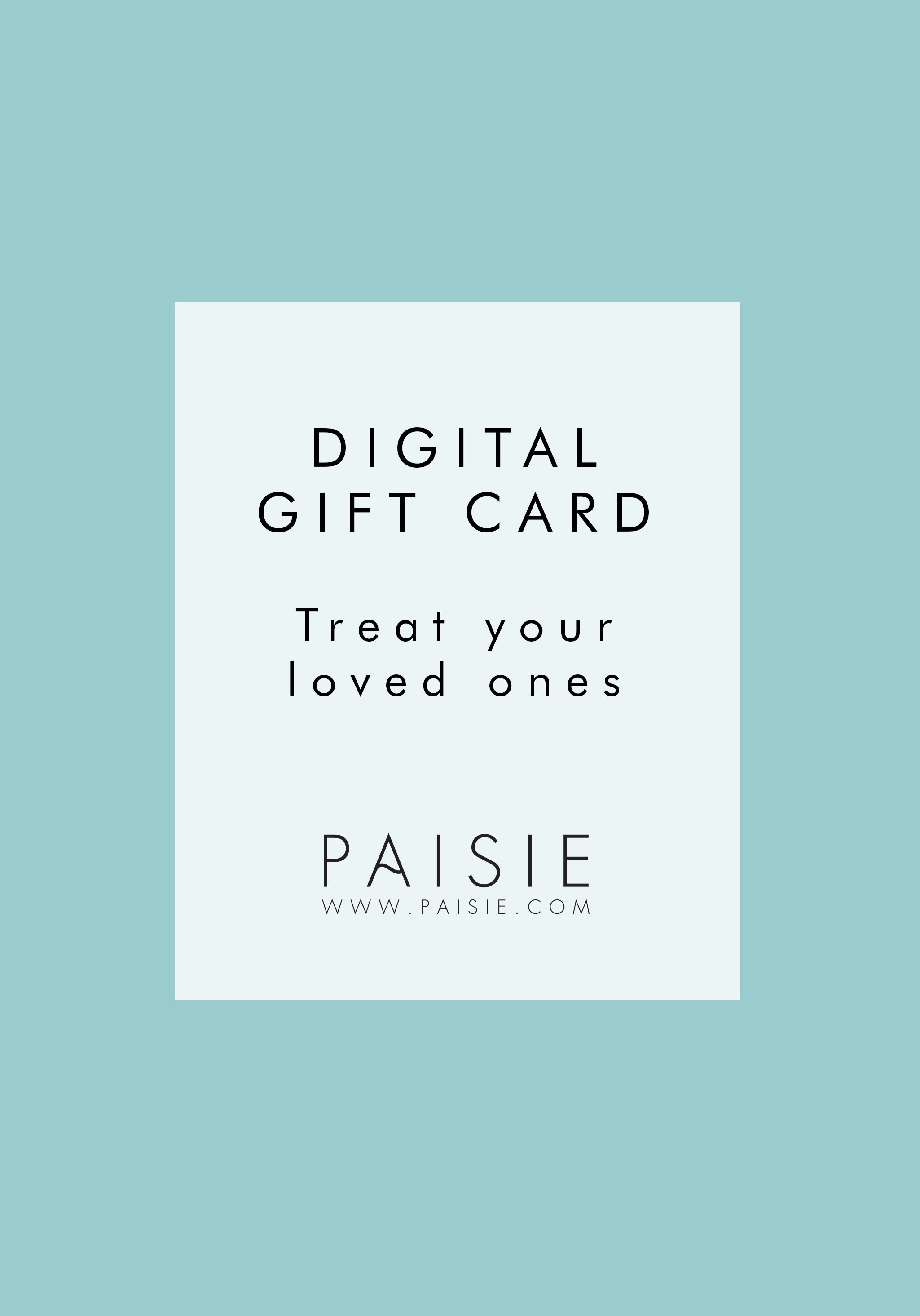 Paisie £20 Digital Gift Card