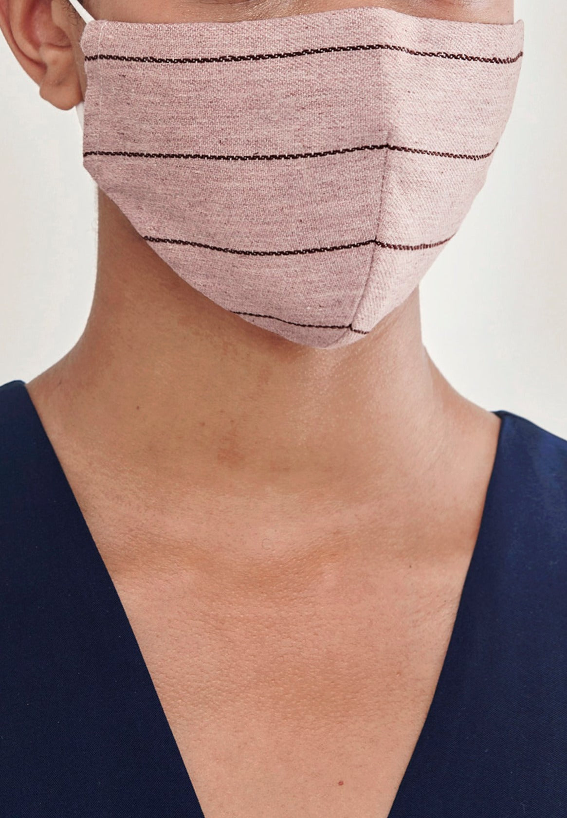 Paisie Adjustable Face Mask in Light Plum