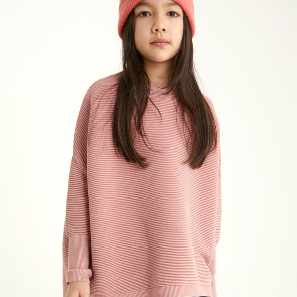 Paisie kids ribbed jumper
